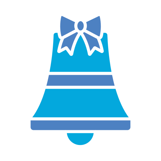 campana de navidad icono gratis