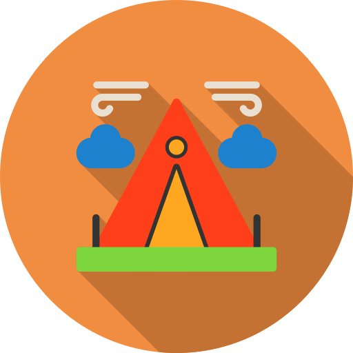 Tent free icon Tent free icon