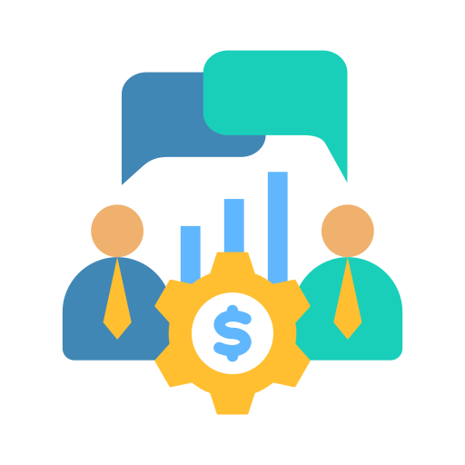 Business consulting free icon