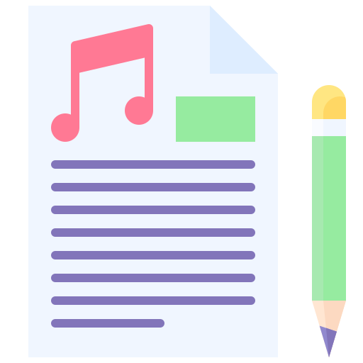 compositor de canciones icono gratis