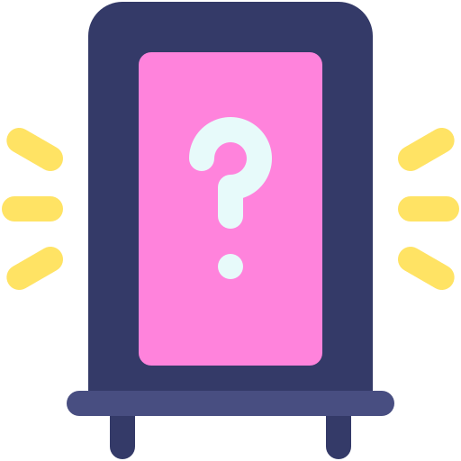 caja misteriosa icono gratis