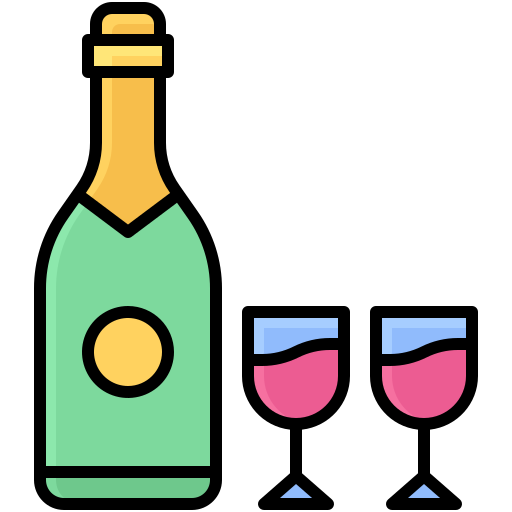 champán icono gratis