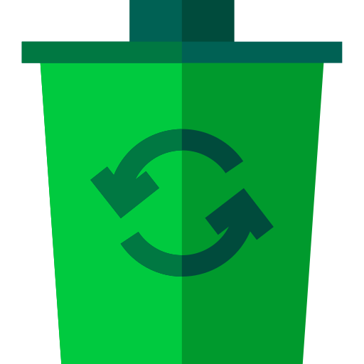 Recycle bin Basic Straight Flat icon