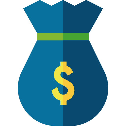 Money bag free icon