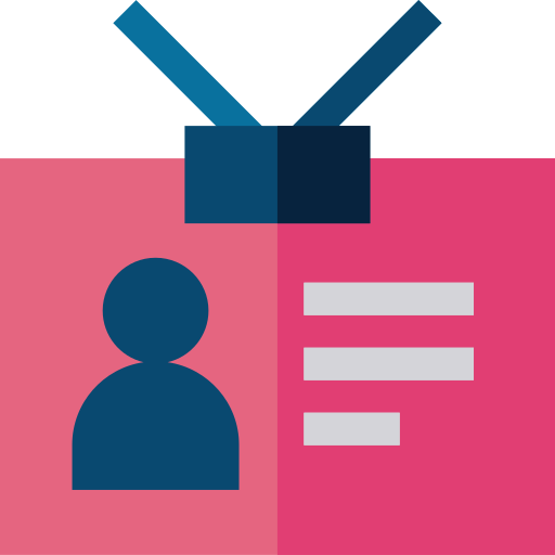 tarjeta de identificación icono gratis