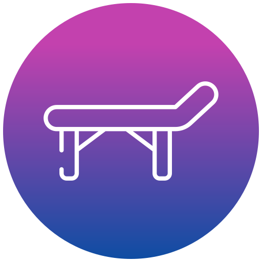 mesa de masajes icono gratis