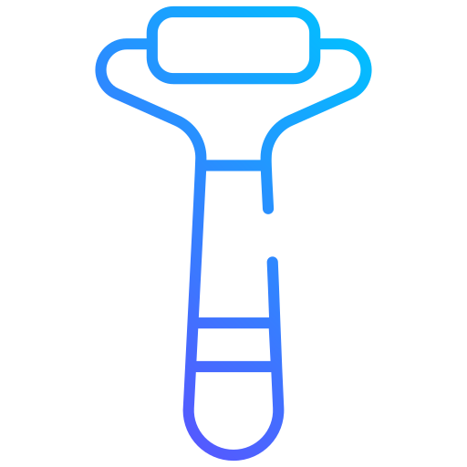 rodillo facial icono gratis