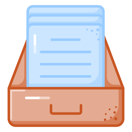 Drawer documents free icon Drawer documents free icon