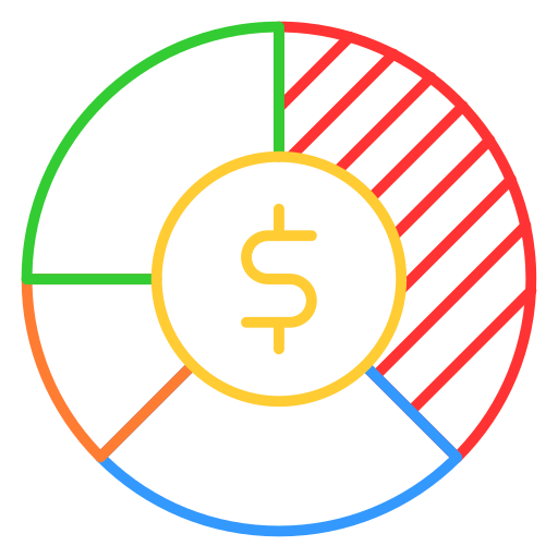 gráfico circular icono gratis