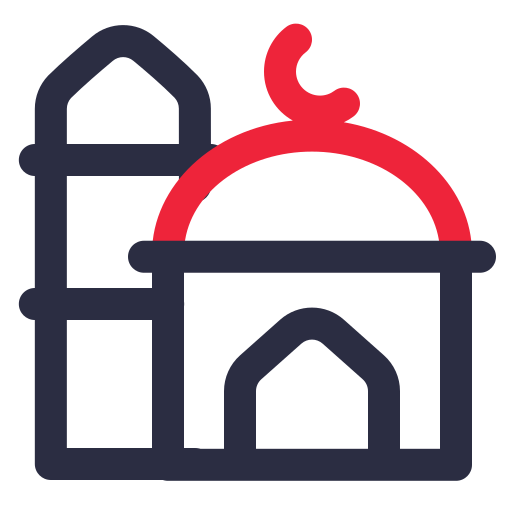 edificio de adoración icono gratis