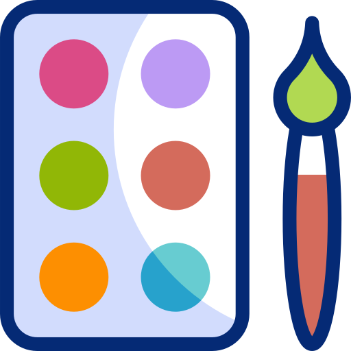 수채화 무료 아이콘