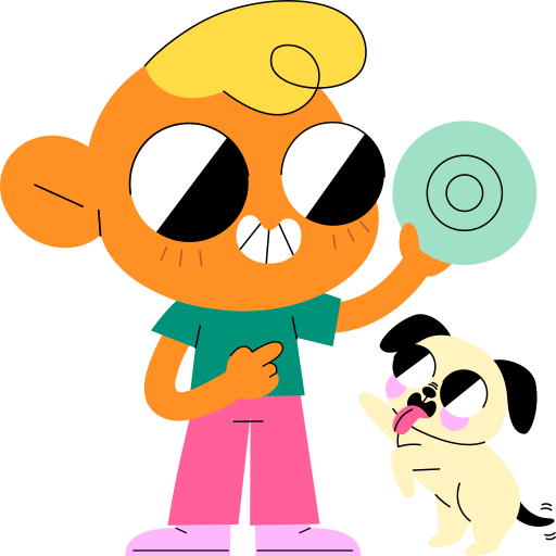 cachorro grátis figurinha