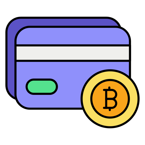 tarjeta bitcoin icono gratis