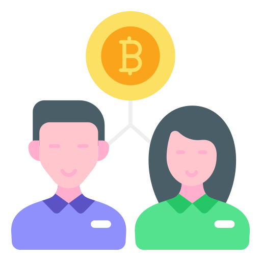 inversionista bitcoin icono gratis