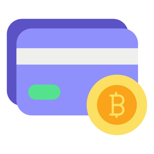 tarjeta bitcoin icono gratis