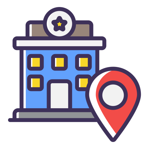 estación de policía icono gratis