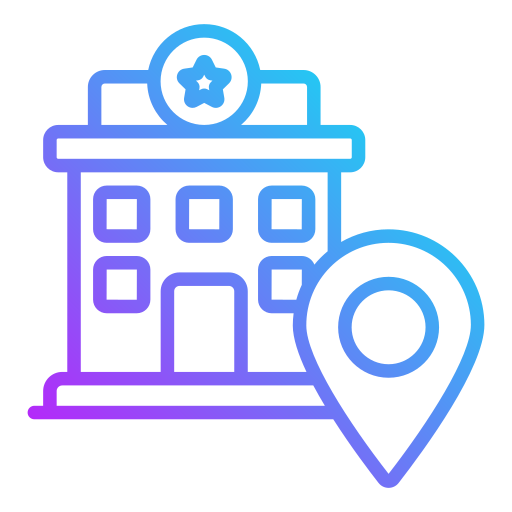 estación de policía icono gratis