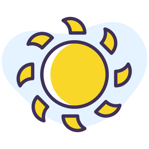 sol grátis ícone