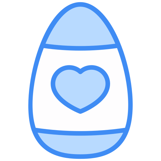 el huevo de pascua icono gratis