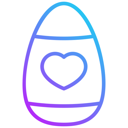 el huevo de pascua icono gratis