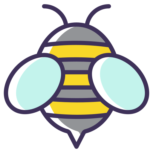 abeja icono gratis