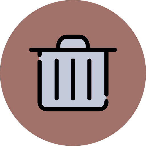 contenedor de basura icono gratis