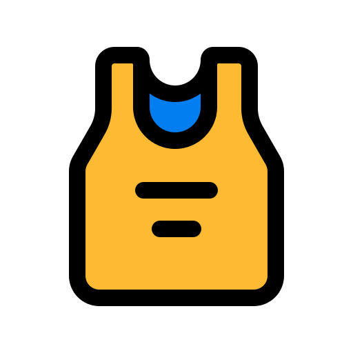 camiseta sin mangas icono gratis