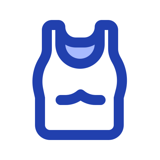 camiseta sin mangas icono gratis