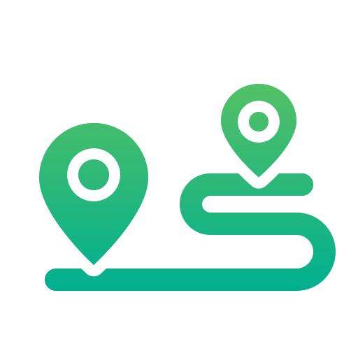 distância grátis ícone