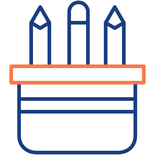 필통 무료 아이콘