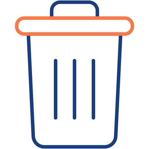 Trash free icon Trash free icon