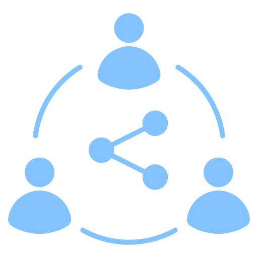 comunidad social icono gratis