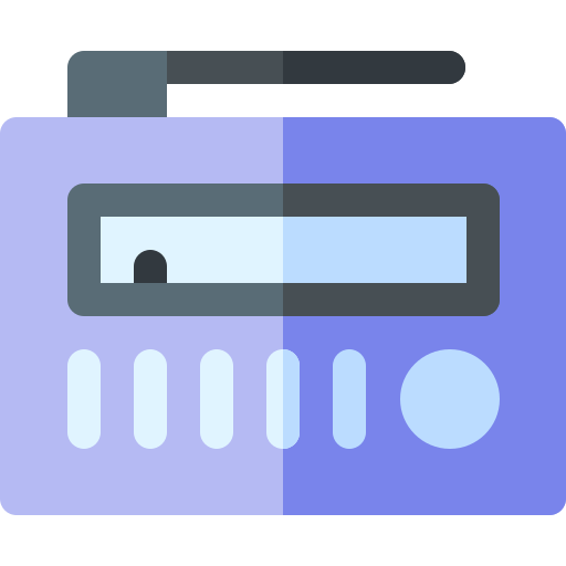 Radio Basic Rounded Flat icon