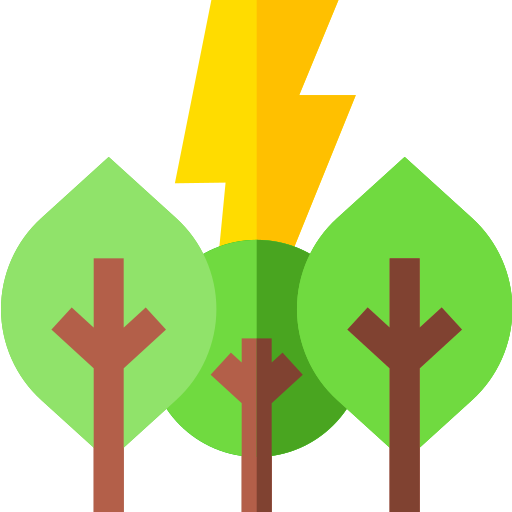 Thunder Basic Straight Flat icon