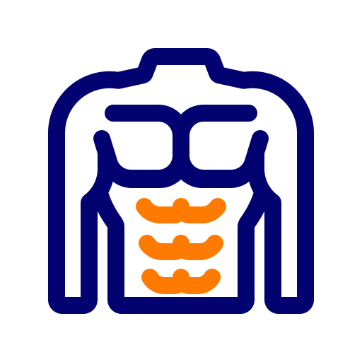 Six pack free icon Six pack free icon