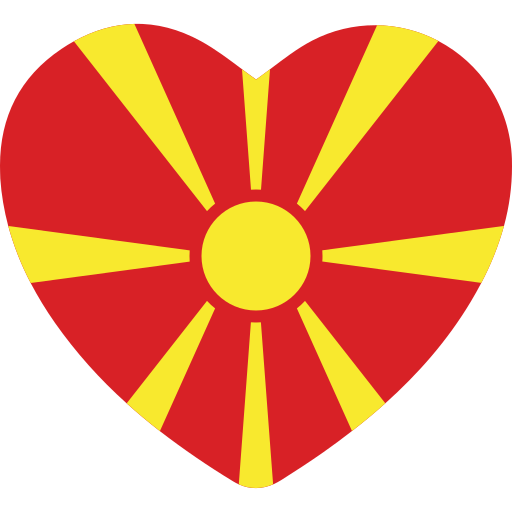 macedonia del norte icono gratis