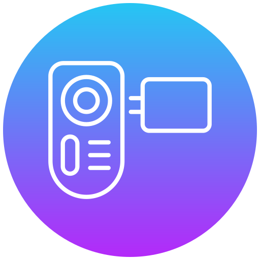 camara de video icono gratis