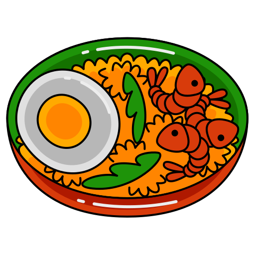 arroz frito icono gratis