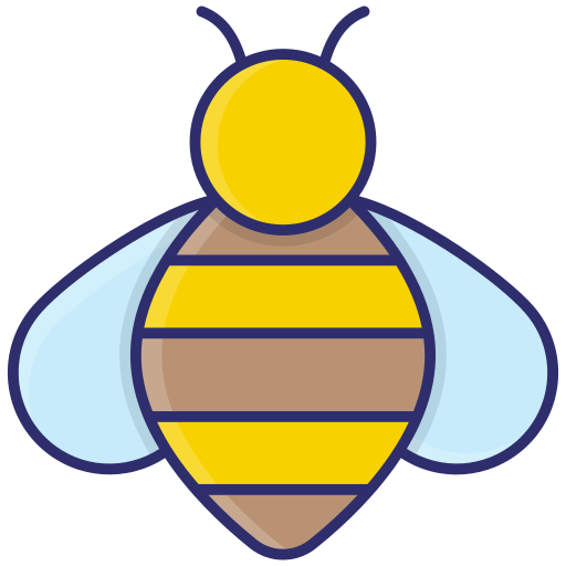 abeja icono gratis