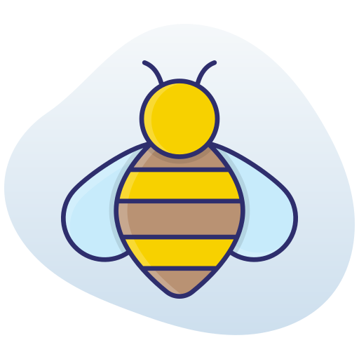 abeja icono gratis