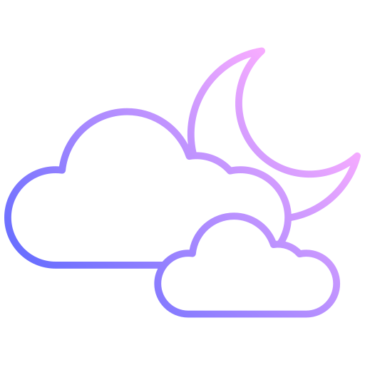 Облачная ночь бесплатно иконка