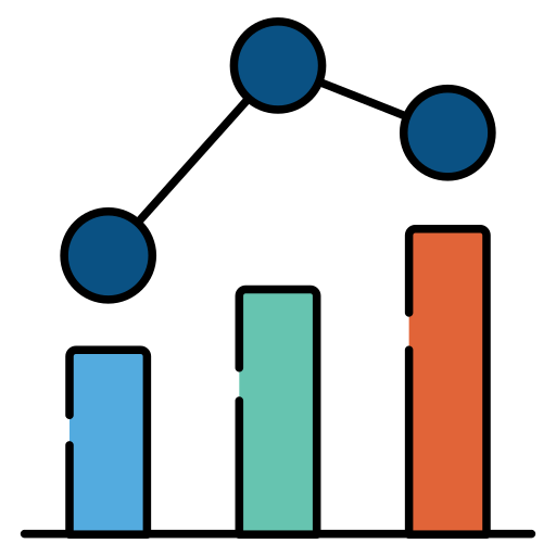 Data analytics free icon