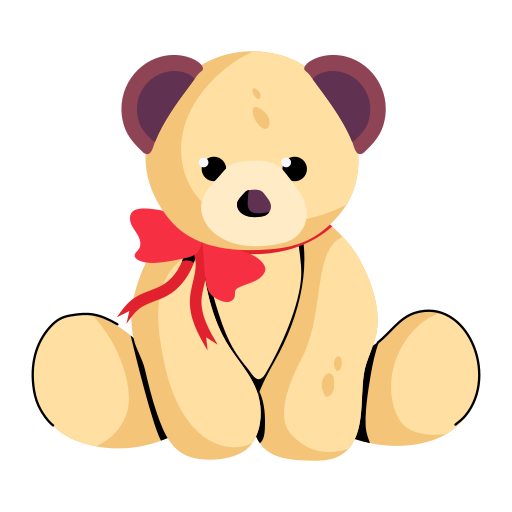 oso de peluche icono gratis