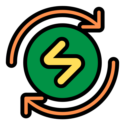 energía ecológica icono gratis