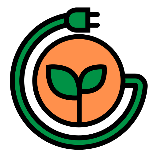 Eco factory free icon Eco factory free icon