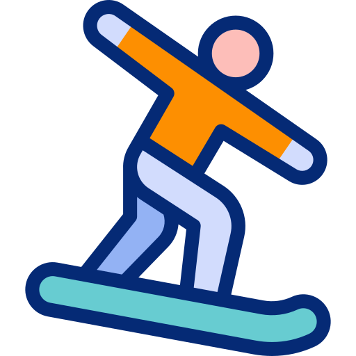 snowboarding icono gratis