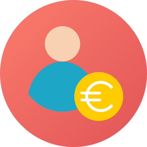 euro icono gratis