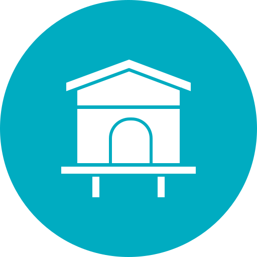 домик на пляже бесплатно иконка