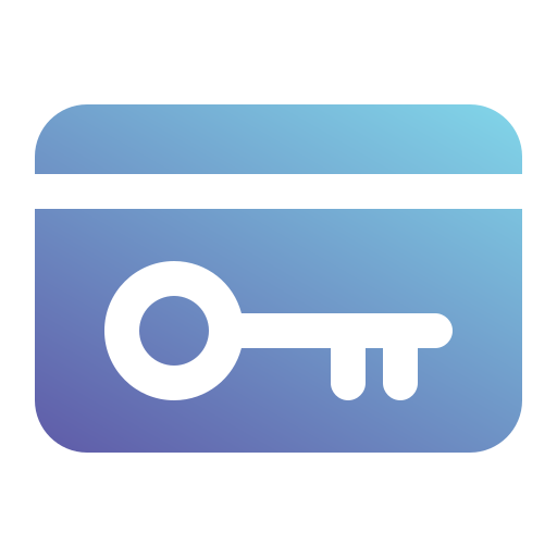 tarjeta llave icono gratis