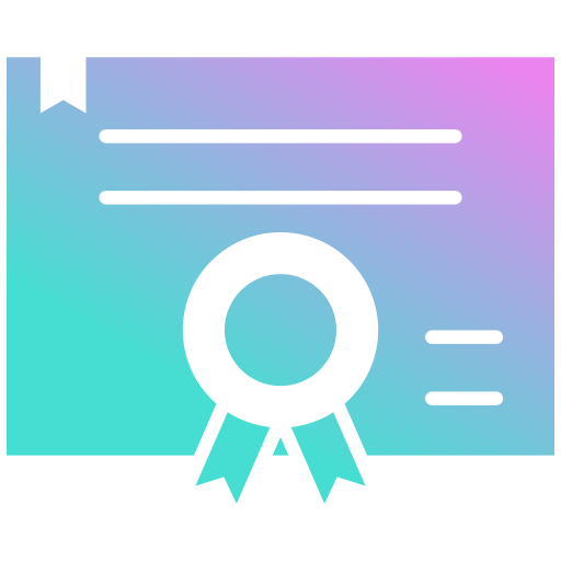 Сертификат бесплатно иконка